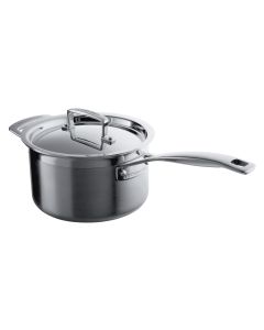 Le Creuset 3 Ply Stainless Steel Saucepan, 18cm