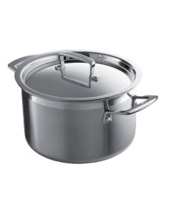 24CM 3 PLY STAINLESS STEEL DEEP CASSEROLE LE CREUSET
