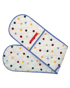 POLKA DOT DOUBLE OVEN GLOVE EMMA BRIDGEWATER
