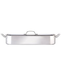 24"/60CM FISH POACHER STAINLESS STEEL