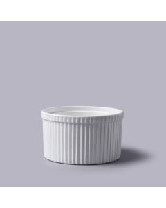 14CM/0.75 LITRE WHITE SOUFFLE DISH