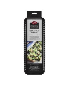 Tala Performance Rectangular Tart Tin, Non-Stick Loose Base 35.5 x 12.5 x 3cm 
